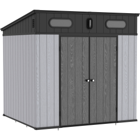 Domek Narzędziowy Plastikowy Premium Ogrodowy Corciano 240x210x226 cm 