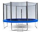 Trampolina 12FT 374CM Corciano z siatką zewnętrzną i drabinką (1)