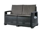 Zestaw Mebli Ogrodowych NAPOLI MINI 6 Rattan Antracyt (13)