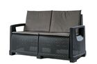 Zestaw Mebli Ogrodowych NAPOLI MINI 6 Rattan Antracyt (13)