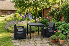 Zestaw Mebli Ogrodowych Matteo stolik + dwa fotele (2)