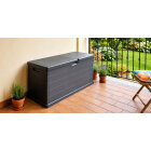 Skrzynia ogrodowa Omega 117x38x56 210L grafit  (12)
