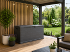 Skrzynia ogrodowa Omega 117x38x56 210L grafit  (8)