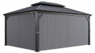 Pawilon Ogrodowy Margarita 3.65 x 4.85m Wiata ogrodowa Corciano Stalowy dach (7)