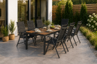 ZESTAW OGRODOWY MEBLE OGRODOWE POLA STÓŁ KRZESŁA ALUMINIUM 8 osobowy (3)