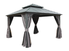 Pawilon Ogrodowy Tasmania 2 PREMIUM 3 x 4.26m Wiata ogrodowa Corciano Stalowy dach (1)