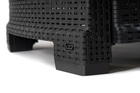 Zestaw Mebli Ogrodowych NAPOLI MINI 6 Rattan Antracyt (5)