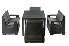 Zestaw Mebli Ogrodowych NAPOLI MINI 6 Rattan Antracyt (15)