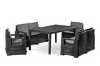 Zestaw Mebli Ogrodowych NAPOLI MINI 6 Rattan Antracyt (1)