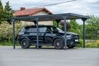 Wiata samochodowa Komplet z Blachami Bocznymi garaż Carport 540 x 285 x 230 cm  (5)