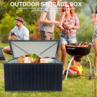 Skrzynia Ogrodowa Metalowa 1300 litrów CHEST Corciano 183.5x89x95 cm (15)
