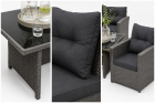 Zestaw Mebli ogrodowych Big Sofa Corciano Sofa 3 osobowa 2 fotele i stolik komplet mebli (4)
