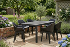 Zestaw Mebli Ogrodowych  Liveto Duo 6 krzeseł + stół (2)