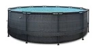 Basen Ogrodowy Corciano 450 x 120 cm Pompa drabinka + Pokrywa (2)