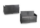 Zestaw Ogrodowy Paradiso Sofa stolik 2 fotele Antracyt (5)