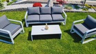 Zestaw Mebli Ogrodowych Fresh Aluminium Sofa 5 Osobowa Komplet Wypoczynkowy (15)