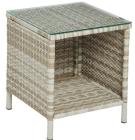 Zestaw mebli ogrodowych komplet balkonowy Glas Corciano 2 fotele stolik (6)