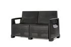 Zestaw Mebli Ogrodowych NAPOLI MINI 6 Rattan Antracyt (3)