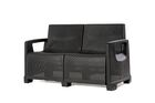 Zestaw Mebli Ogrodowych NAPOLI MINI 6 Rattan Antracyt (3)
