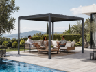 Pergola Tarasowa Antracytowa z otwieranym dachem ALUMINIOWA 3x3m Corciano (4)