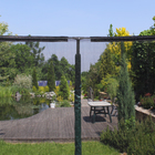Trampolina ogrodowa Dla Dzieci 312 cm z siatką wewnętrzną PREMIUM LUXURY 10FT Drabinka  (8)
