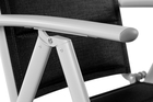 Zestaw mebli ogrodowych Pola stół + 6 krzeseł rozkładanych aluminium (13)