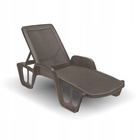 Leżak Ogrodowy Pool Kawowy Technorattan EUROHIT Garden EAN 8009271910119