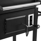 Grill ogrodowy węglowy ruszt żeliwny wózek ANGUL  SMART  (6)
