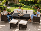 Zestaw Mebli ogrodowych Costa Corciano Sofa 3 osobowa 2 fotele i stolik komplet mebli (2)