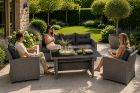 Zestaw Mebli ogrodowych Big Sofa Corciano Sofa 3 osobowa 2 fotele i stolik komplet mebli (7)