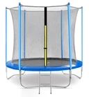 Trampolina 6FT 183CM Corciano z siatką wewnetrzną i drabinką (1)