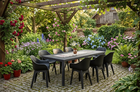 Zestaw Mebli Ogrodowych  Liveto Tre 8 krzeseł + stół (3)