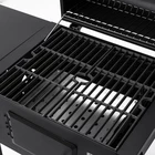 Grill ogrodowy węglowy ruszt żeliwny wózek ANGUL  SMART  (15)