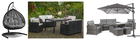 Zestaw mebli ogrodowych Avril, Zestaw ogrodowy, sofa 3 osobowa, 2x fotele, stolik (11)
