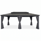 Pawilon Ogrodowy Margarita II 3.65 x 5.95m Wiata ogrodowa Corciano Stalowy dach (2)