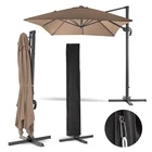 Parasol OGRODOWY TAPAS 296 x 296cm Atracyt/brąz  (1)